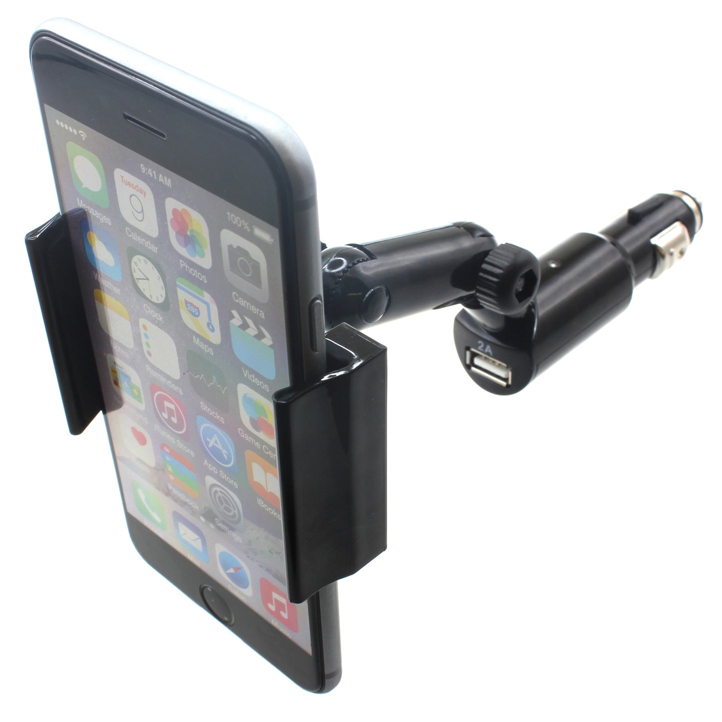 Car Mount Charger Holder DC Socket USB Port Cradle  - BFM50 681-1