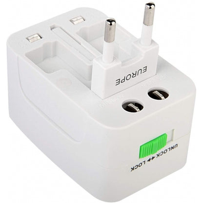 International Charger USB 2-Port Travel Adapter Plug Converter AC Power  - BFM08 1344-7