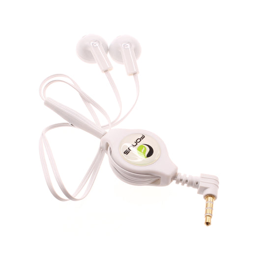 Retractable Earphones Headphones Hands-free Headset Handsfree Earbuds  - BFB56 406-1