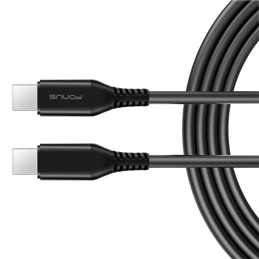 image of 10ft Long USB-C Cable PD Fast Charger Cord Power Wire (Type-C to Type-C) Sync  - BFK53 1464-1