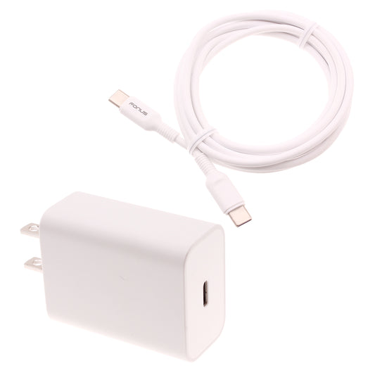 image of 18W Fast Home Charger PD Type-C 6ft USB-C Cable Quick Power Adapter  - BFB16 1401-1