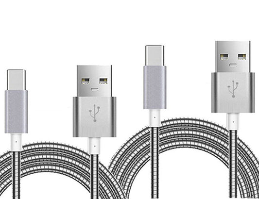 image of 3ft and 6ft USB-C Cable Data Fast Charger Cord Long Type-C  Power  - BFY78 1805-1