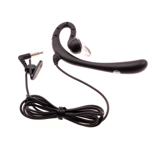 image of Wired Mono Headset Earphone w Mic Headphone 3.5mm Single Earbud Hands-free  - BFK57 394-1