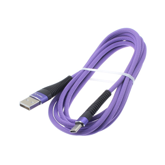 image of 6ft USB Cable Purple Type-C Charger Cord Power Wire  - BFR91 1175-1