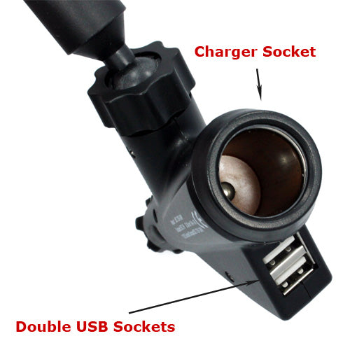 Car Mount Charger Holder DC Socket USB Port Cradle  - BFD69 640-5