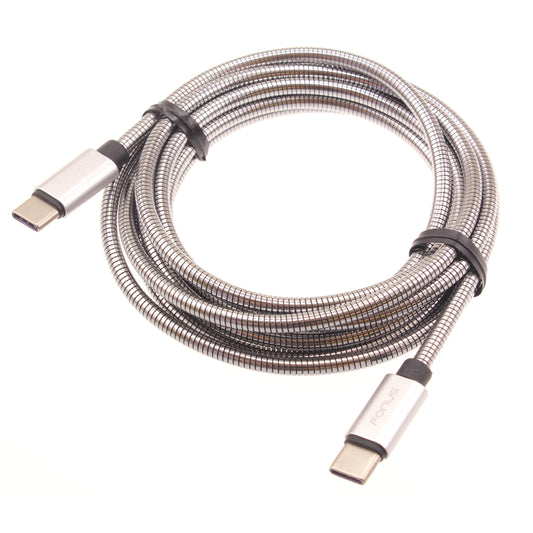 image of 6ft Metal PD Cable Type-C to USB-C Charger Cord Power Wire Sync  - BFD55 1426-1