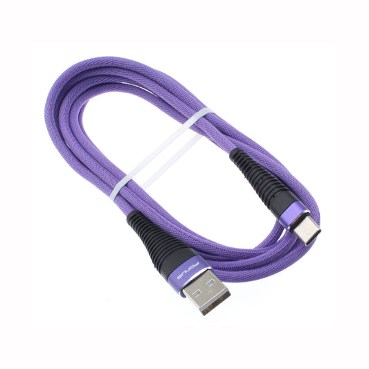 image of 10ft USB Cable Purple Type-C Charger Cord Power Wire  - BFR92 1176-1