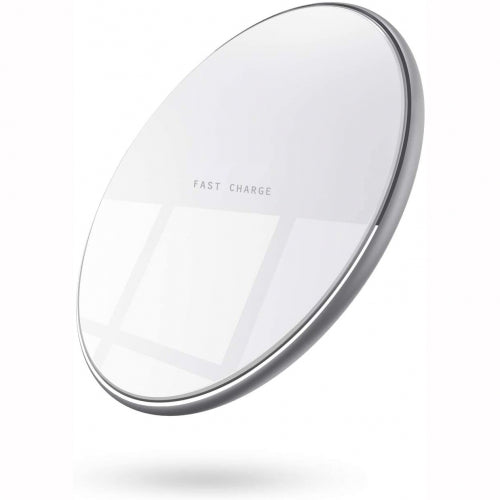 image of 15W Wireless Charger Fast Charging Pad Slim Quick Charge White  - BFV33 1435-1