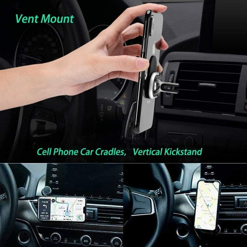 Finger Ring Holder Stand Car Air Vent Mount 3-in-1 Kickstand Swivel  - BFE51 1507-6