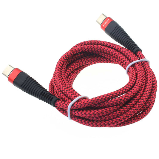 image of 10ft PD Cable Type-C to USB-C Charger Cord Power Wire Sync  - BFJ03 1411-1