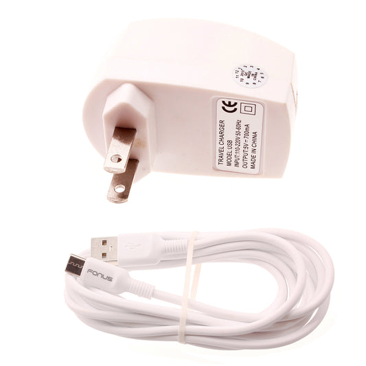 image of  Home Charger  6ft Long USB-C Cable Wall Power Adapter Type-C Charging Cord AC Plug  - BFY18 1739-1