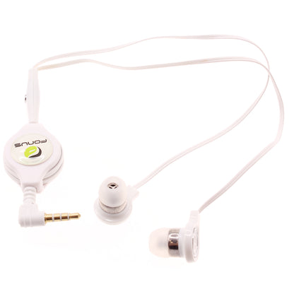 Retractable Earphones Headphones Hands-free Headset Handsfree Earbuds  - BFB72 407-1