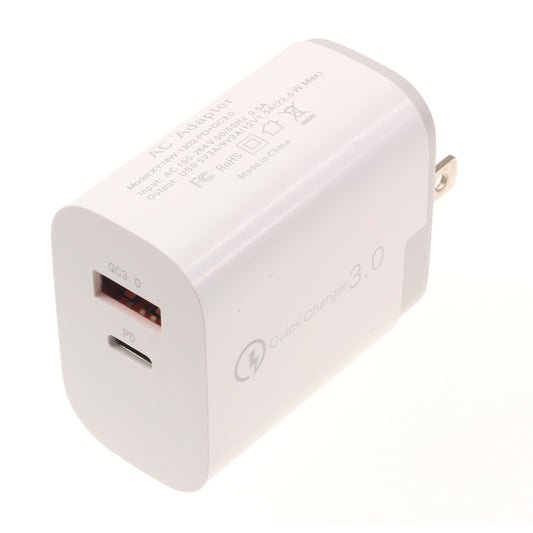 Fast Home Charger 36W 2-Port USB Type-C Port Travel Wall  - BFG65 1429-1