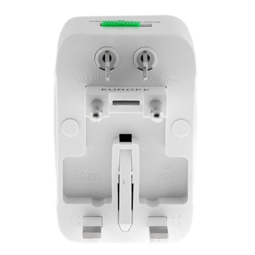 International Charger USB Port Travel Adapter Plug Converter AC Power  - BFD21 837-4