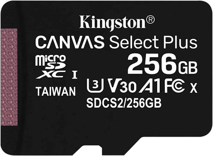 256GB Memory Card Kingston High Speed MicroSD Class 10 MicroSDXC  - BFV36 1744-1