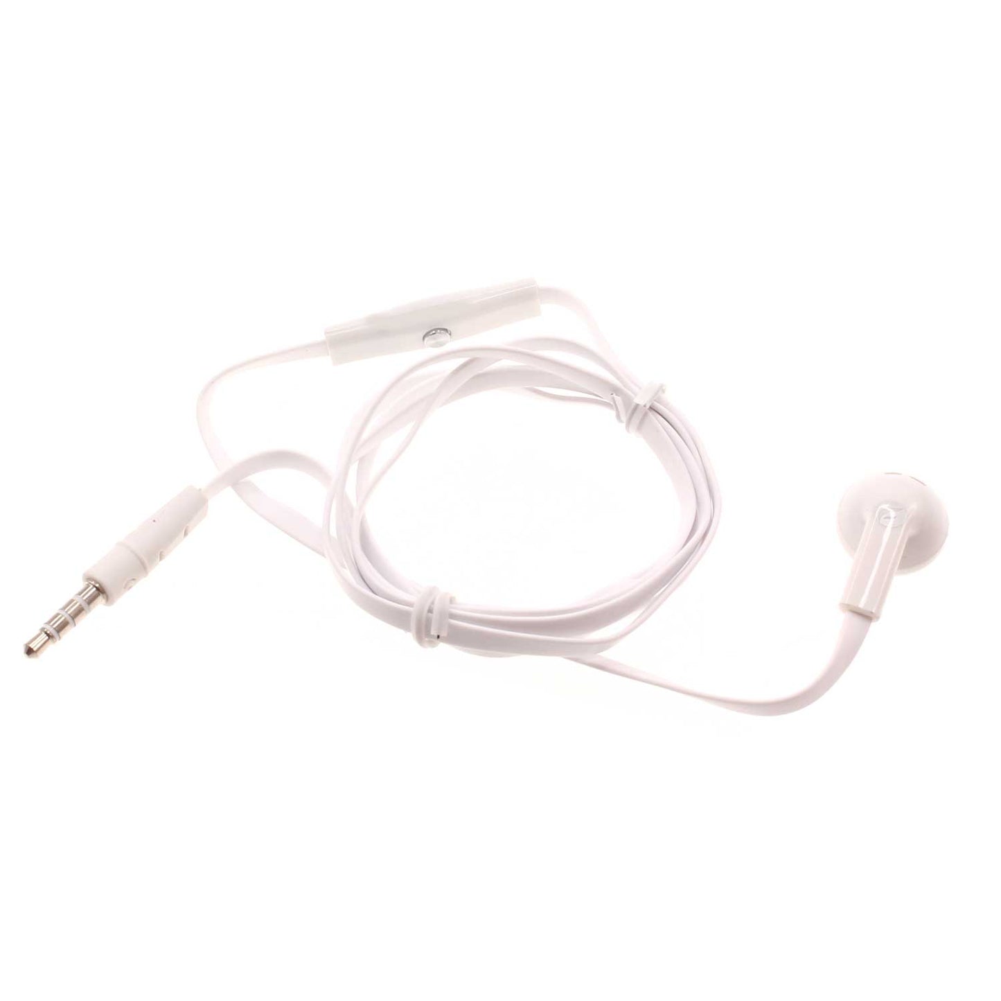 Mono Headset Wired Earphone Single Earbud 3.5mm Headphone Flat  - BFJ87 388-1