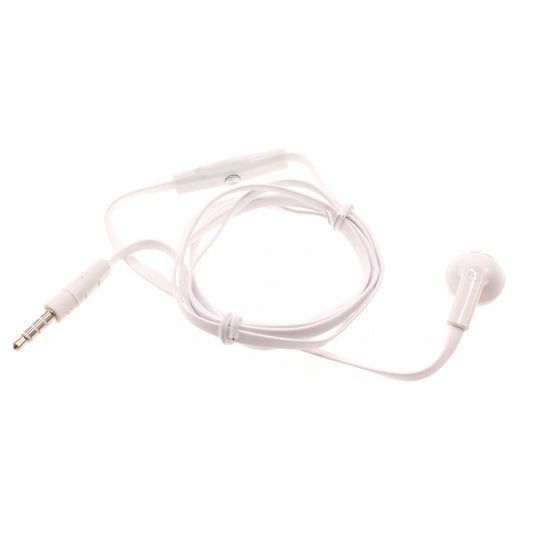 Mono Headset Wired Earphone Single Earbud 3.5mm Headphone Flat  - BFJ87 388-1