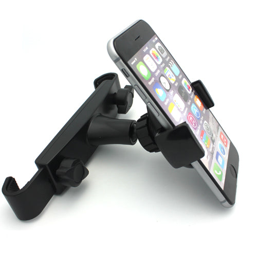 image of Car Headrest Mount Holder Seat Back Cradle Swivel Dock  - BFC78 669-1