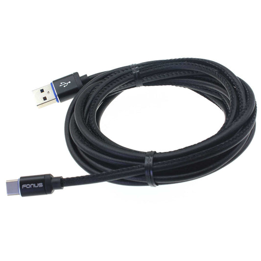 10ft USB Cable Type-C Power Cord USB-C Long Fast Charge  - BFL97 1378-1