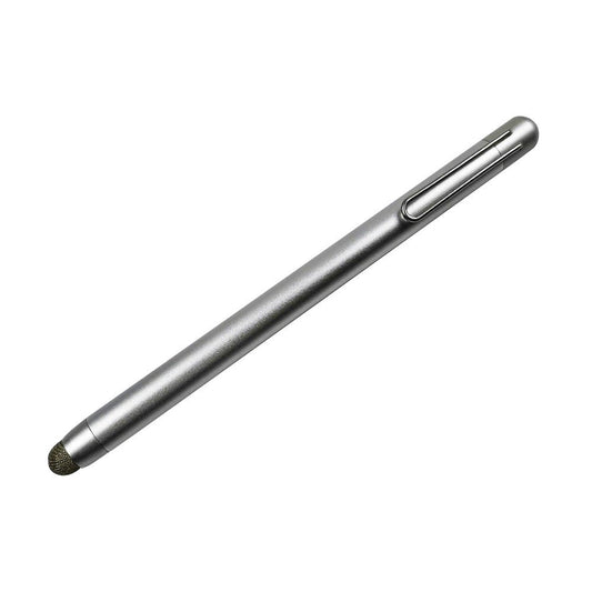 image of Stylus Touch Screen Pen Fiber Tip Aluminum Lightweight Silver Color  - BFZ60 1686-1