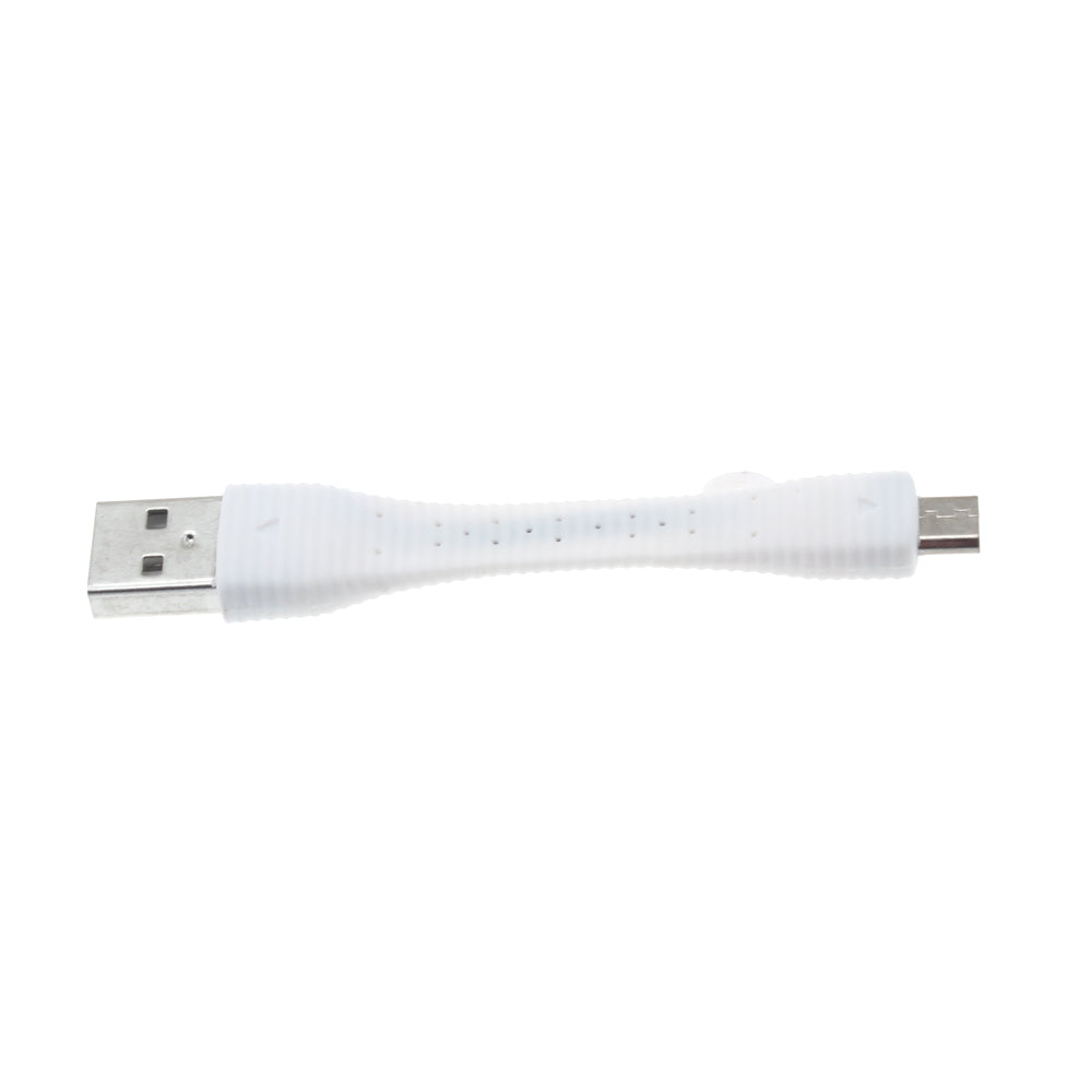 Short USB Cable MicroUSB Charger Cord Power Wire  - BFD20 207-1