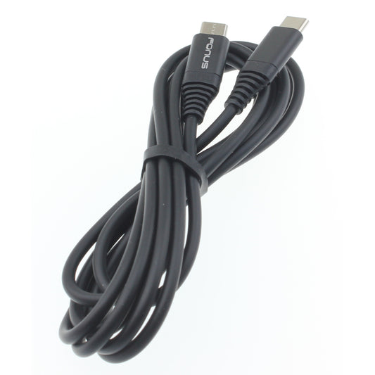 image of USB-C Cable 6ft Long Fast Charge Power Cord (Type-C to Type-C) Wire  - BFK99 1019-1