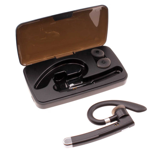 image of Wireless Earphone Ear-hook Headphone Boom Mic Handsfree Single Headset  - BFJ36 1545-1