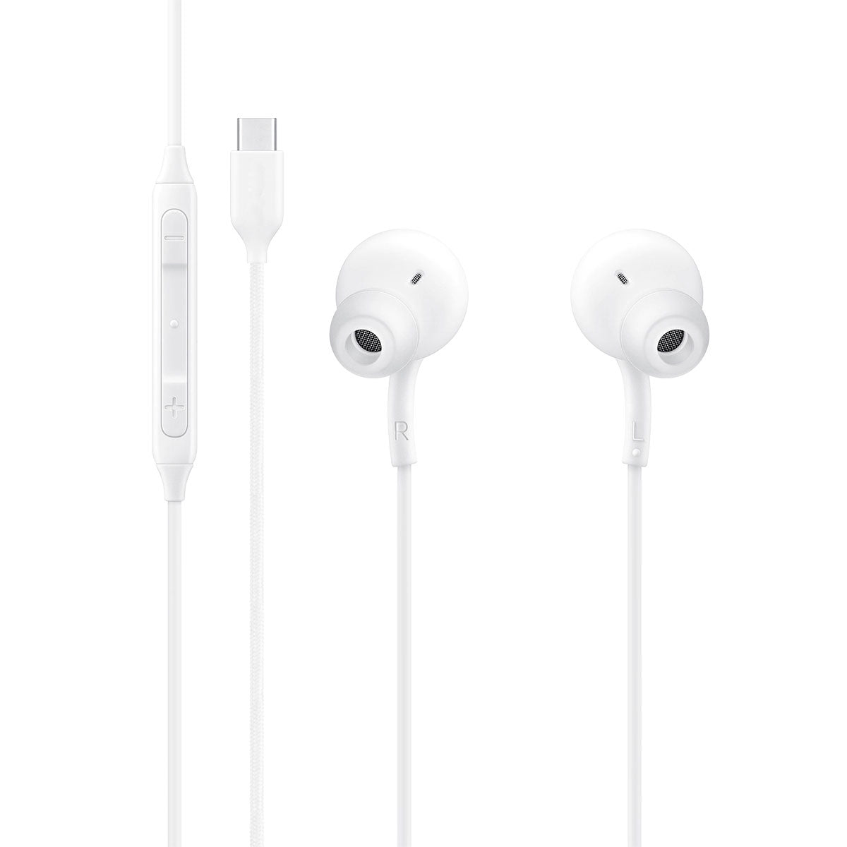 TYPE-C Earphones Wired Earbuds Headphones - White 2085-1