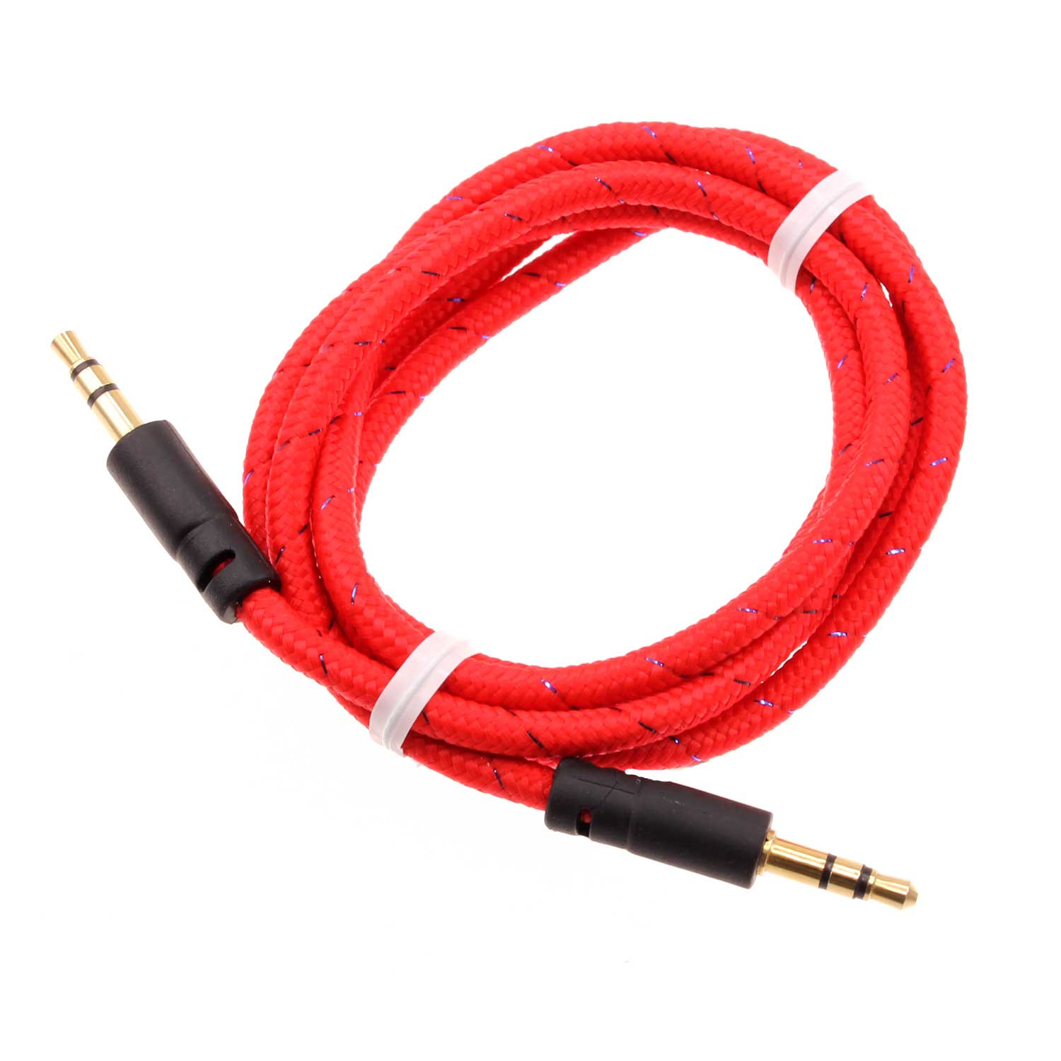 Aux Cable 3.5mm Adapter Car Stereo Aux-in Audio Cord Speaker Jack Wire  - BFM98 402-1