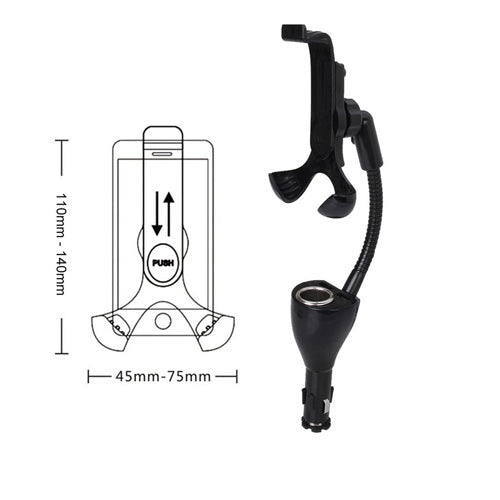 Car Mount Charger Holder DC Socket USB Port Cradle  - BFJ15 659-5