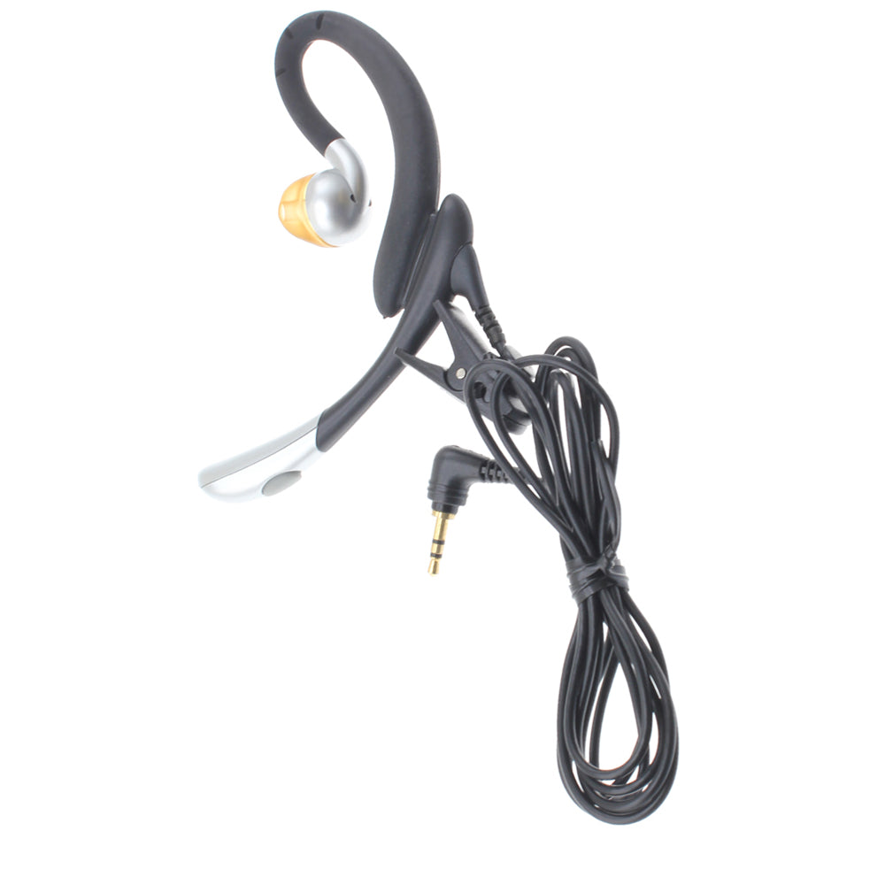  Wired Earphone with Boom Mic   Over-the-ear  3.5mm Adapter  Single Earbud  Headphone  - BFC37+S06 1992-3