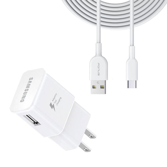 image of Fast Home Charger Type-C 6ft USB Cable Quick Power Adapter  - BFM13 933-1