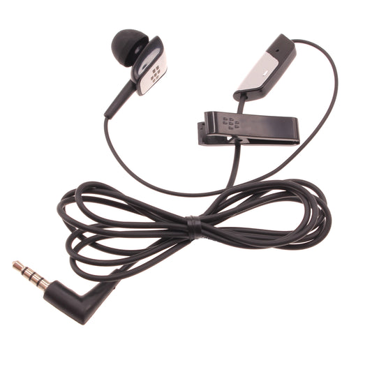 image of Mono Headset Wired Earphone Single Earbud 3.5mm Headphone Flat  - BFG05 319-1