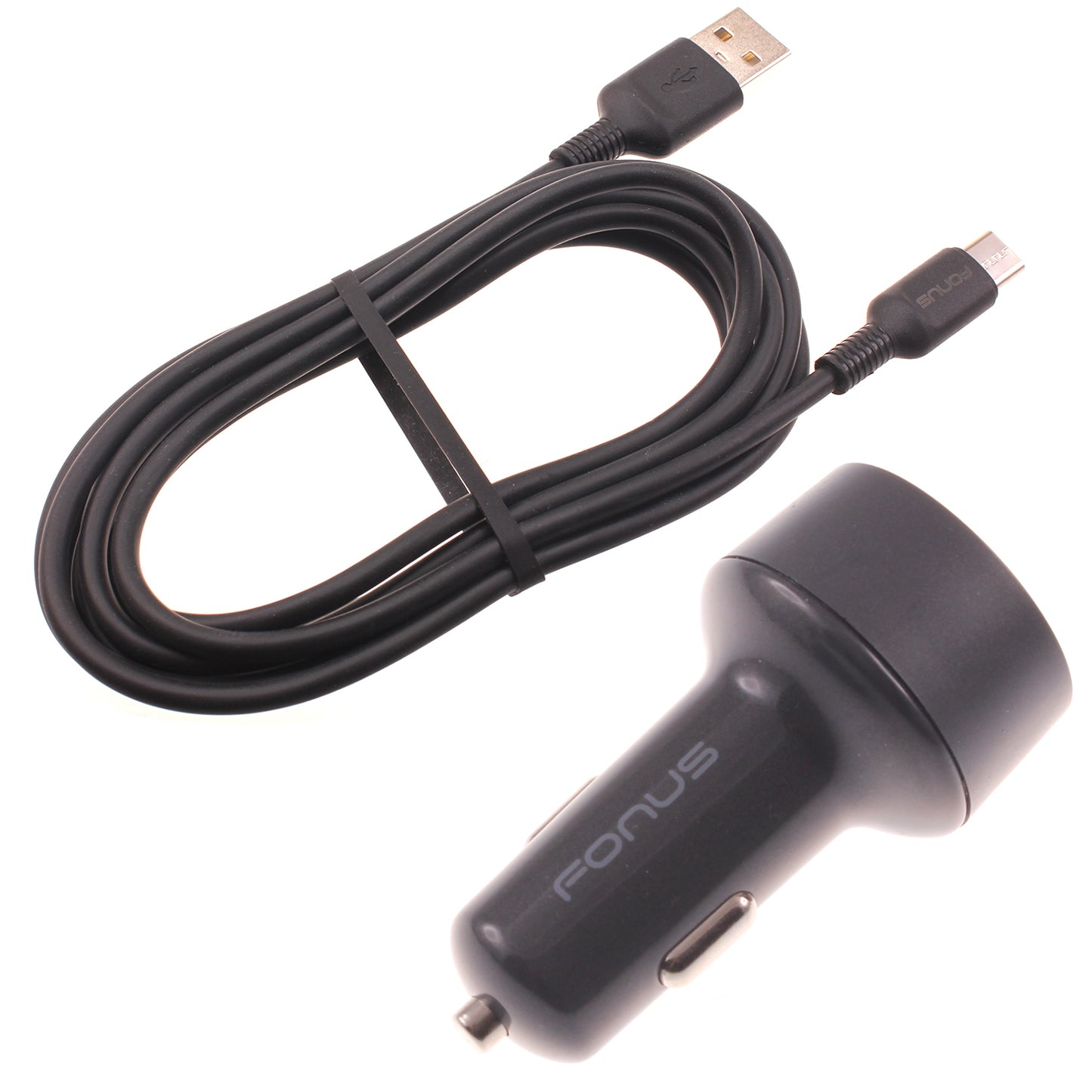 Quick Car Charger 36W 2-Port USB Cable Type-C PD  Power Adapter  - BFE16 1469-1