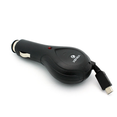 Car Charger Retractable MicroUSB DC Socket Power Adapter  - BFU18 820-1