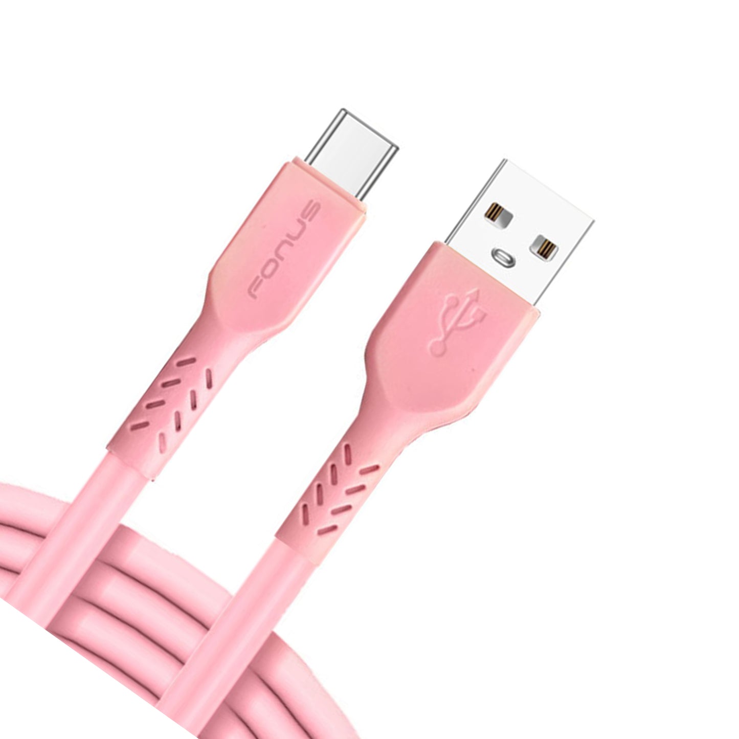 6ft USB-C Cable Pink Charger Cord Power Wire Type-C  - BFA60 1418-1