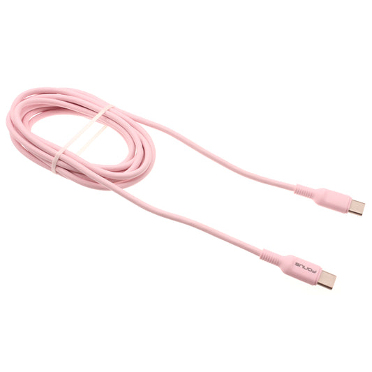 image of Pink 6ft Long Cable USB-C to Type-C PD Fast Charger Cord Power Wire  - BFB43 1419-1