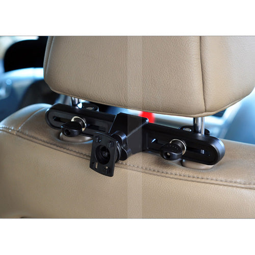 Car Headrest Mount Holder Seat Back Cradle Rotating Tablet Dock  - BFK02 658-5