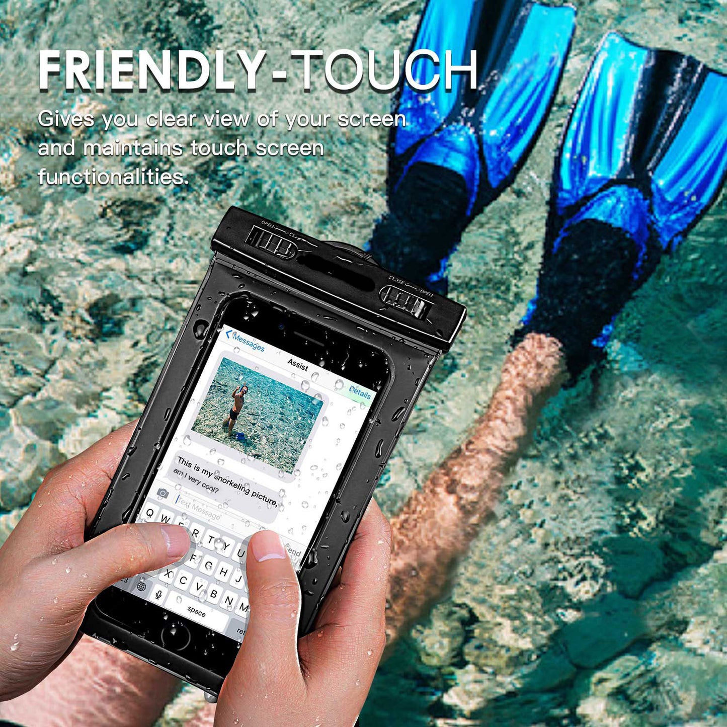 Waterproof Case Underwater Bag Floating Cover Touch Screen  - BFR79 1159-7