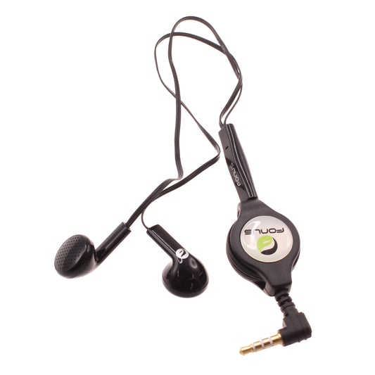 image of Retractable Earphones Headphones Hands-free Headset Handsfree Earbuds  - BFB63 405-1