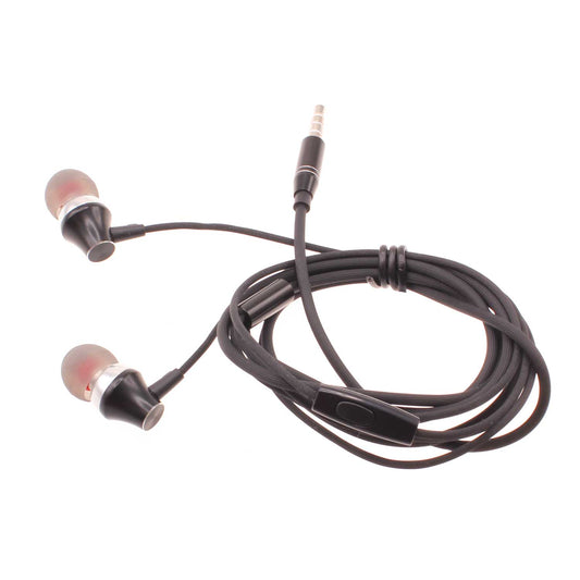 image of Wired Earphones Hi-Fi Sound Headphones Handsfree Mic Headset Metal Earbuds  - BFK46 1577-1