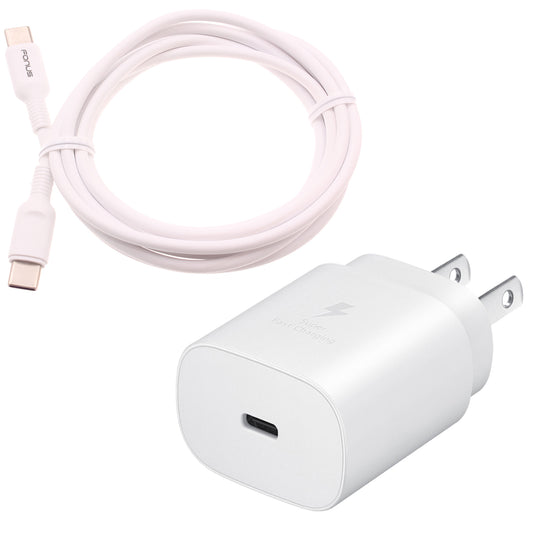 image of 25W Fast Home Charger PD Type-C 10ft USB-C Cable Quick Power Adapter  - BFA78 1520-1