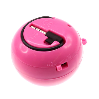 Wired Speaker Portable Audio Multimedia Rechargeable Pink  - BFF84 348-1