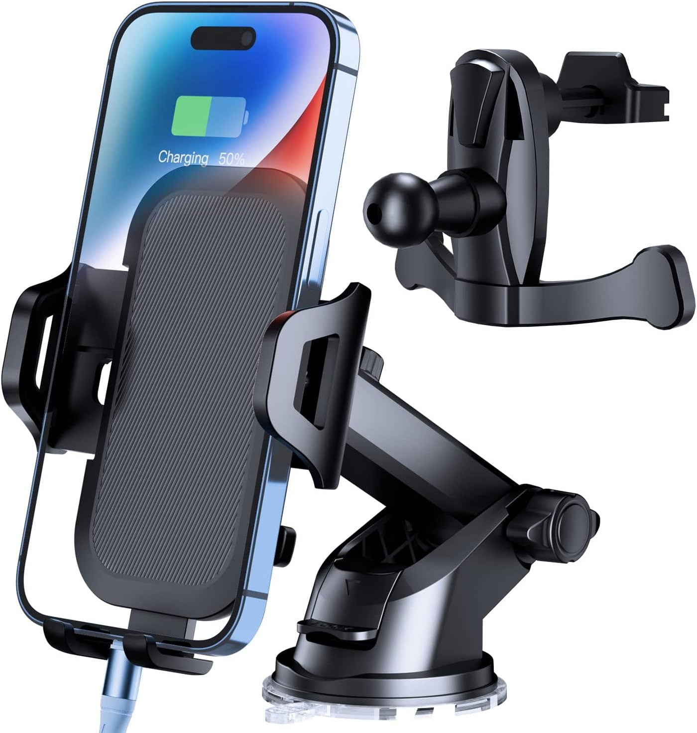 Car Mount  Windshield   Air Vent  Phone Holder Glass Cradle Suction -D 1999-1