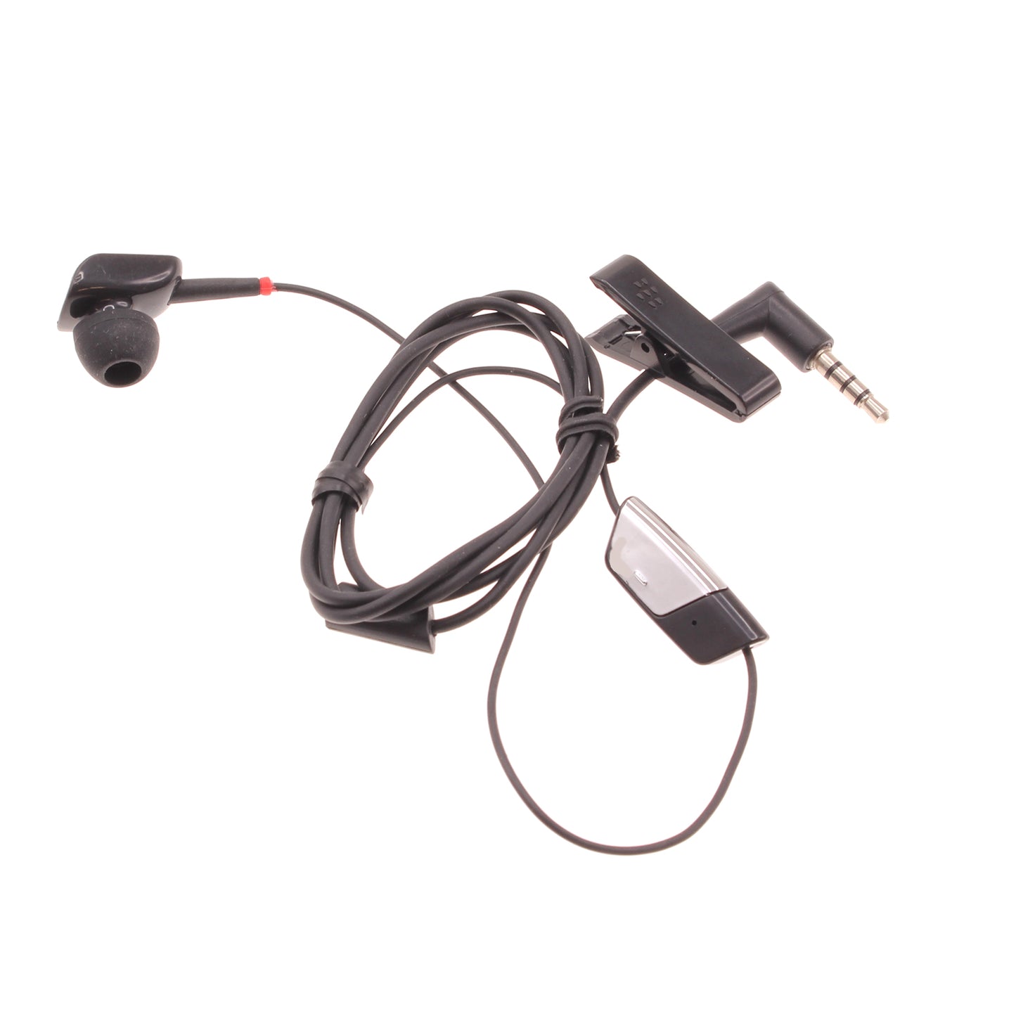 Mono Headset Wired Earphone Handsfree Mic 3.5mm Headphone Single Earbud  - BFB55 410-1