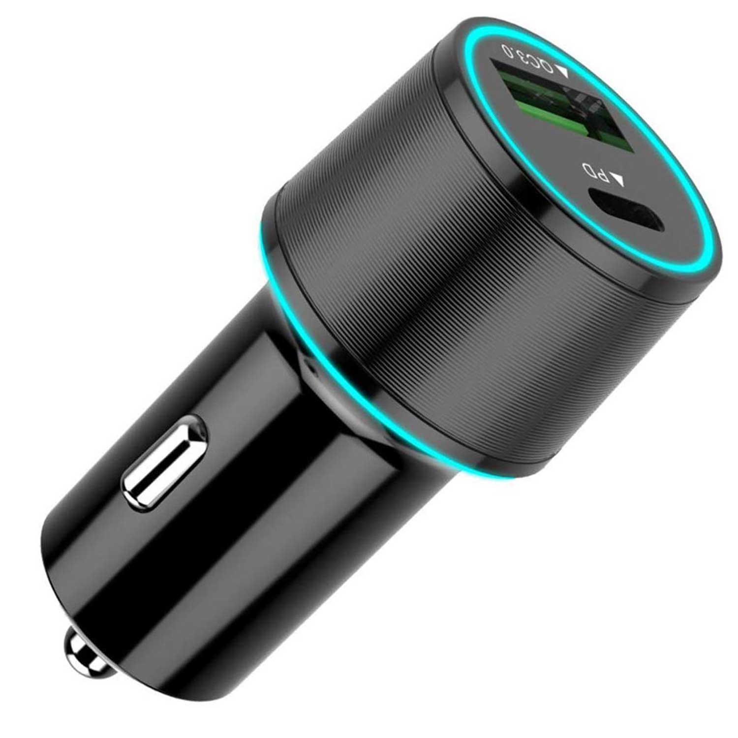 Quick Car Charger 36W 2-Port USB Type-C PD  Power Adapter  - BFF49 1335-1