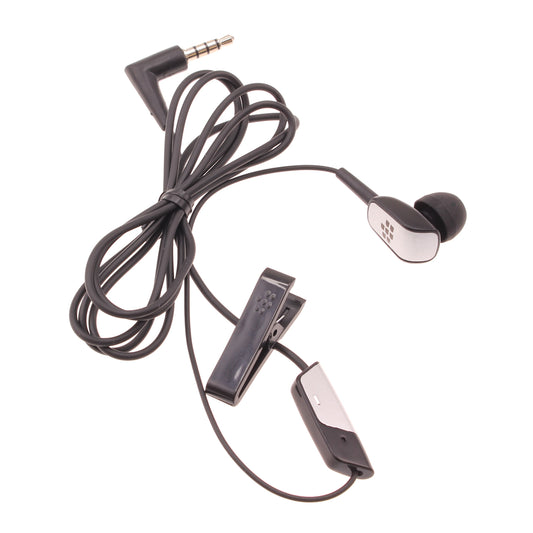 image of Mono Headset Wired Earphone Single Earbud 3.5mm Headphone Flat  - BFG05 319-1