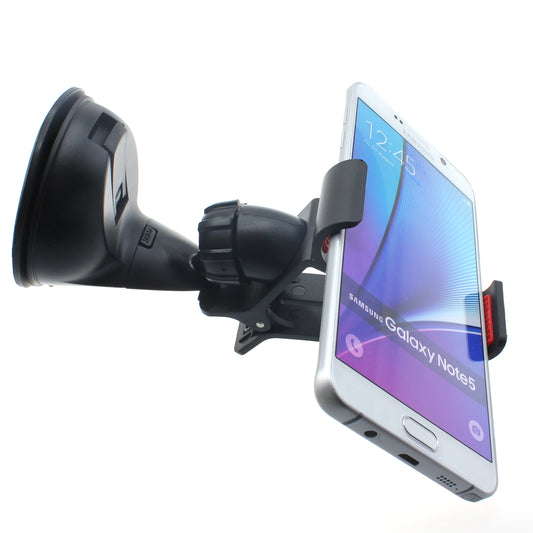 image of Car Mount Dash Windshield Holder Cradle Swivel  - BFK56 672-1