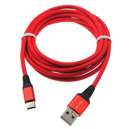 Red 6ft USB-C Cable Type-C Charger Cord Power Wire Long  - BFK59 1414-2