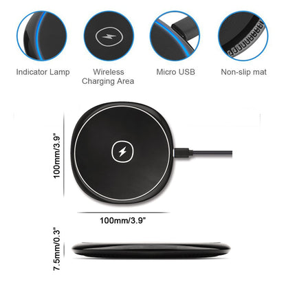 Wireless Charger Fast 7.5W and 10W Charging Pad Slim  - BFR86 1168-5